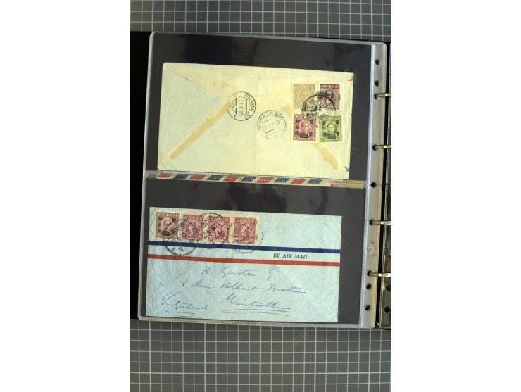 1900/48 (ca.), Partie Briefe und Karten, dabei Reco, Luftpost, Bahnpost etc.