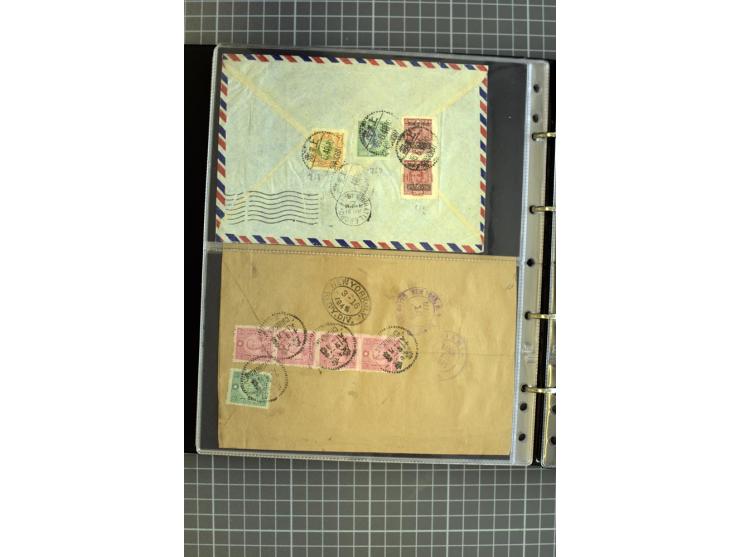 1900/48 (ca.), Partie Briefe und Karten, dabei Reco, Luftpost, Bahnpost etc.