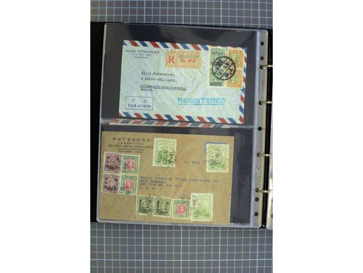 1900/48 (ca.), Partie Briefe und Karten, dabei Reco, Luftpost, Bahnpost etc.