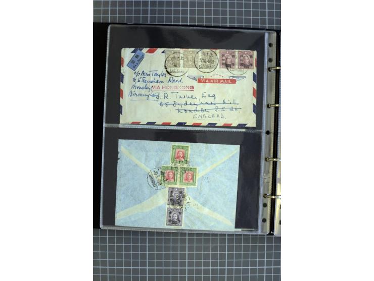 1900/48 (ca.), Partie Briefe und Karten, dabei Reco, Luftpost, Bahnpost etc.