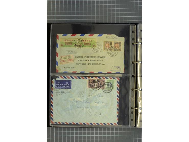 1900/48 (ca.), Partie Briefe und Karten, dabei Reco, Luftpost, Bahnpost etc.