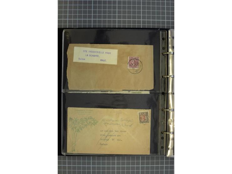1900/48 (ca.), Partie Briefe und Karten, dabei Reco, Luftpost, Bahnpost etc.
