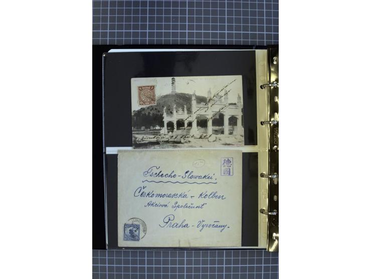 1900/48 (ca.), Partie Briefe und Karten, dabei Reco, Luftpost, Bahnpost etc.
