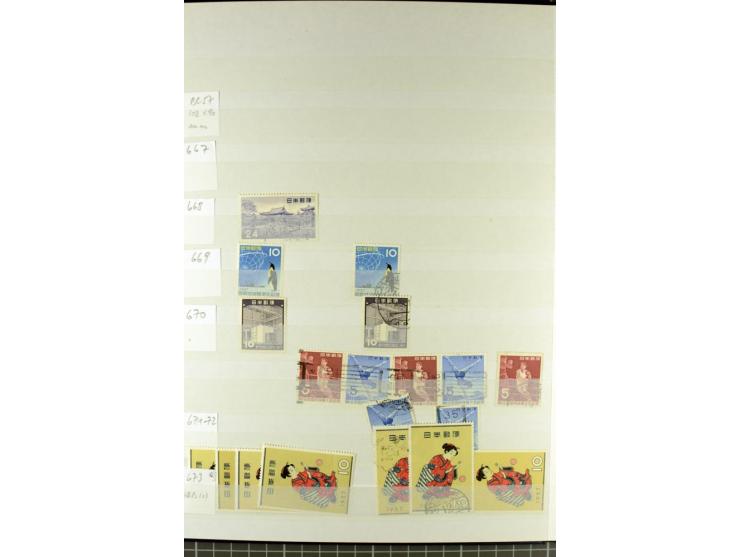 1875/1980, postfrische und gestempelte Partie in 9 Alben, meist moderne Ausgaben