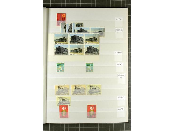 1875/1980, postfrische und gestempelte Partie in 9 Alben, meist moderne Ausgaben