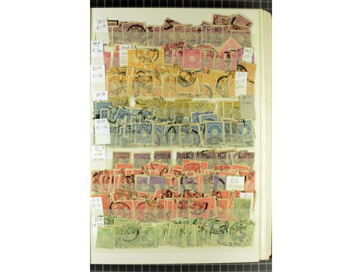 1875/1980, postfrische und gestempelte Partie in 9 Alben, meist moderne Ausgaben