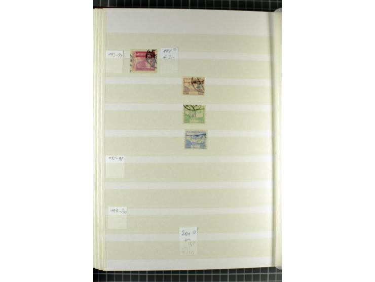 1875/1980, postfrische und gestempelte Partie in 9 Alben, meist moderne Ausgaben