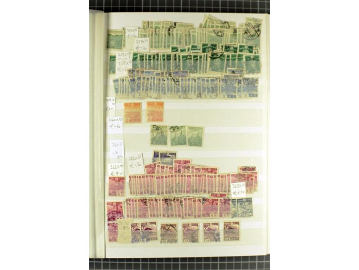 1875/1980, postfrische und gestempelte Partie in 9 Alben, meist moderne Ausgaben