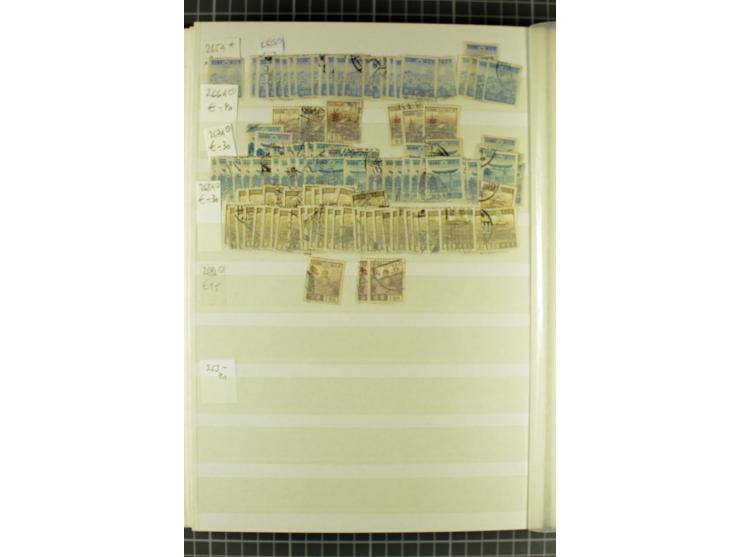 1875/1980, postfrische und gestempelte Partie in 9 Alben, meist moderne Ausgaben