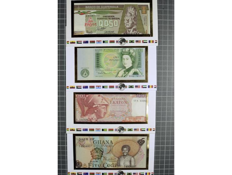 1875/1980, interessante Partie mit Tütenware, Ganzsachen, Numisbriefen und Banknoten