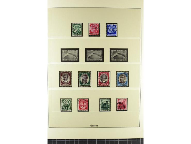 1919/2000, postfrischer, ungebrauchter und gestempelter Posten mit Sammlungen Dt. Reich, Französische Zone, Neusaar, Bund, Be