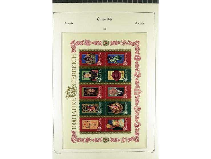 1919/2000, postfrischer, ungebrauchter und gestempelter Posten mit Sammlungen Dt. Reich, Französische Zone, Neusaar, Bund, Be