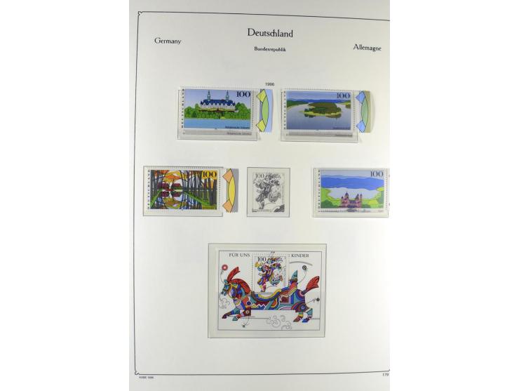 1919/2000, postfrischer, ungebrauchter und gestempelter Posten mit Sammlungen Dt. Reich, Französische Zone, Neusaar, Bund, Be