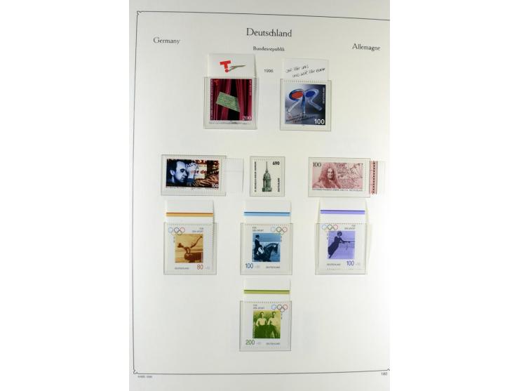 1919/2000, postfrischer, ungebrauchter und gestempelter Posten mit Sammlungen Dt. Reich, Französische Zone, Neusaar, Bund, Be