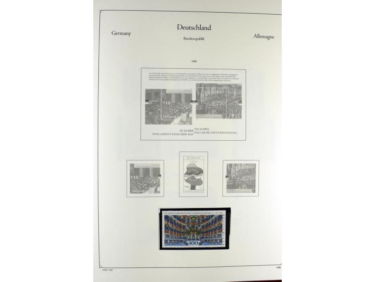 1919/2000, postfrischer, ungebrauchter und gestempelter Posten mit Sammlungen Dt. Reich, Französische Zone, Neusaar, Bund, Be