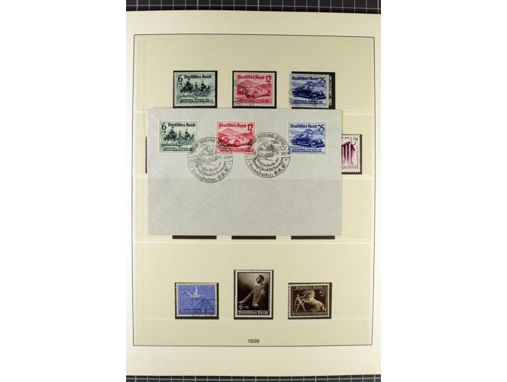 1919/2000, postfrischer, ungebrauchter und gestempelter Posten mit Sammlungen Dt. Reich, Französische Zone, Neusaar, Bund, Be