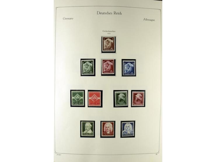 1919/2000, postfrischer, ungebrauchter und gestempelter Posten mit Sammlungen Dt. Reich, Französische Zone, Neusaar, Bund, Be
