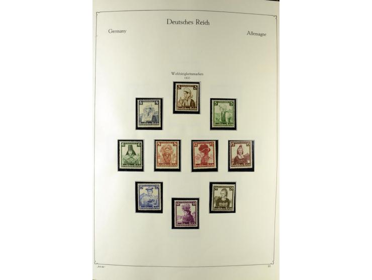 1919/2000, postfrischer, ungebrauchter und gestempelter Posten mit Sammlungen Dt. Reich, Französische Zone, Neusaar, Bund, Be