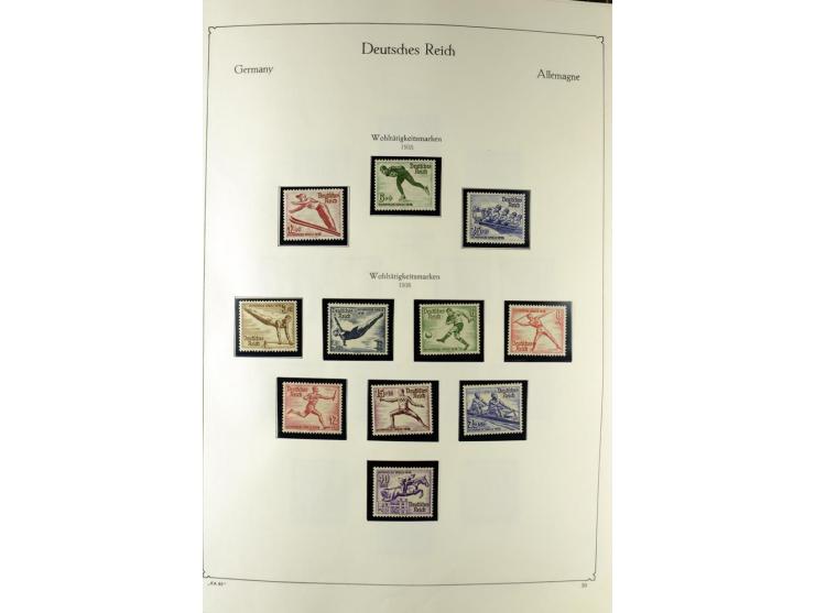 1919/2000, postfrischer, ungebrauchter und gestempelter Posten mit Sammlungen Dt. Reich, Französische Zone, Neusaar, Bund, Be