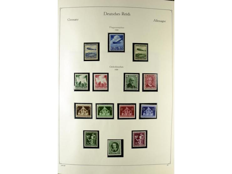 1919/2000, postfrischer, ungebrauchter und gestempelter Posten mit Sammlungen Dt. Reich, Französische Zone, Neusaar, Bund, Be