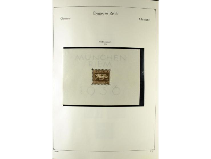 1919/2000, postfrischer, ungebrauchter und gestempelter Posten mit Sammlungen Dt. Reich, Französische Zone, Neusaar, Bund, Be