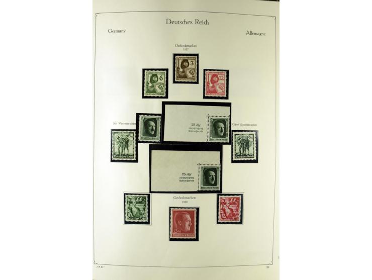 1919/2000, postfrischer, ungebrauchter und gestempelter Posten mit Sammlungen Dt. Reich, Französische Zone, Neusaar, Bund, Be