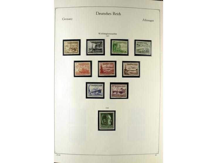 1919/2000, postfrischer, ungebrauchter und gestempelter Posten mit Sammlungen Dt. Reich, Französische Zone, Neusaar, Bund, Be