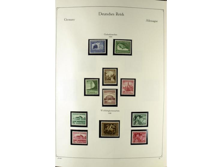 1919/2000, postfrischer, ungebrauchter und gestempelter Posten mit Sammlungen Dt. Reich, Französische Zone, Neusaar, Bund, Be