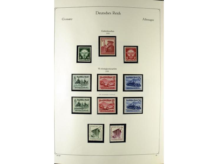 1919/2000, postfrischer, ungebrauchter und gestempelter Posten mit Sammlungen Dt. Reich, Französische Zone, Neusaar, Bund, Be
