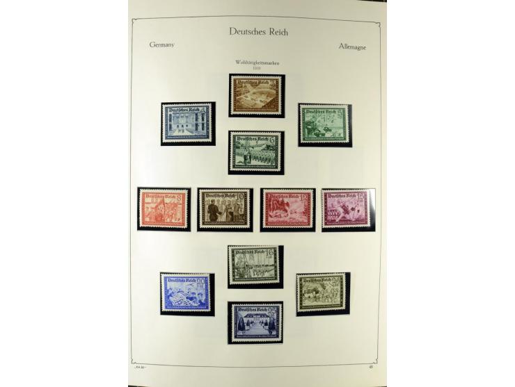 1919/2000, postfrischer, ungebrauchter und gestempelter Posten mit Sammlungen Dt. Reich, Französische Zone, Neusaar, Bund, Be
