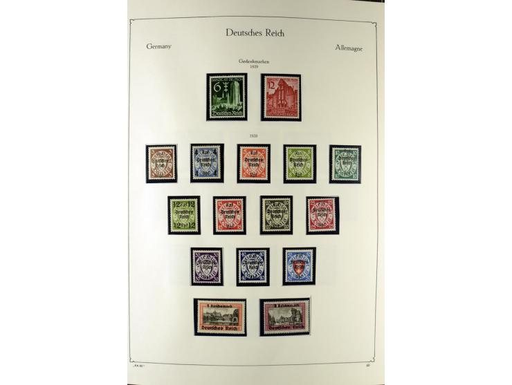 1919/2000, postfrischer, ungebrauchter und gestempelter Posten mit Sammlungen Dt. Reich, Französische Zone, Neusaar, Bund, Be