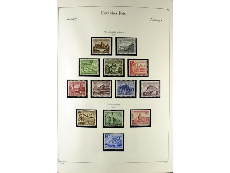 1919/2000, postfrischer, ungebrauchter und gestempelter Posten mit Sammlungen Dt. Reich, Französische Zone, Neusaar, Bund, Be