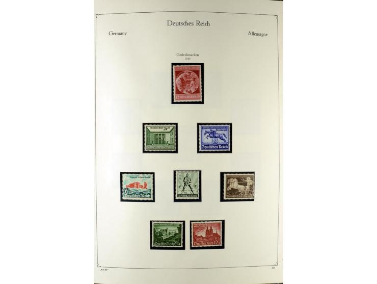 1919/2000, postfrischer, ungebrauchter und gestempelter Posten mit Sammlungen Dt. Reich, Französische Zone, Neusaar, Bund, Be