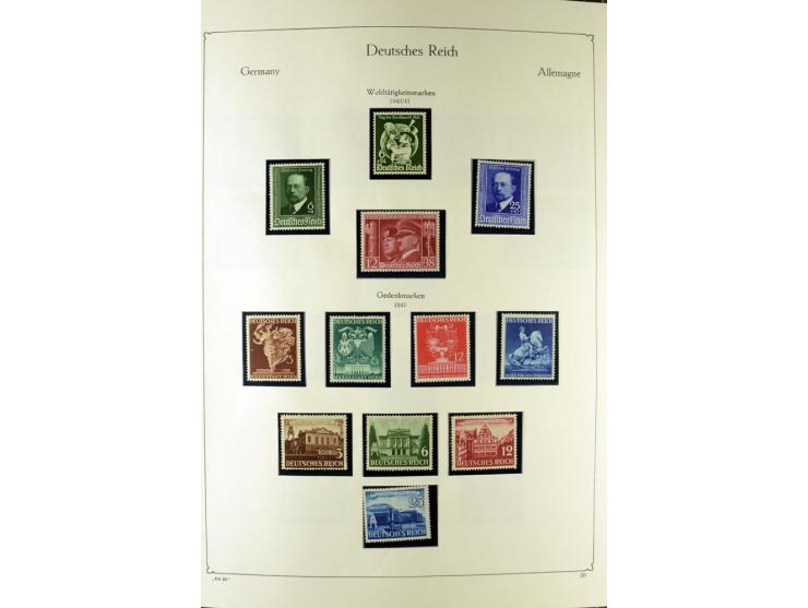 1919/2000, postfrischer, ungebrauchter und gestempelter Posten mit Sammlungen Dt. Reich, Französische Zone, Neusaar, Bund, Be