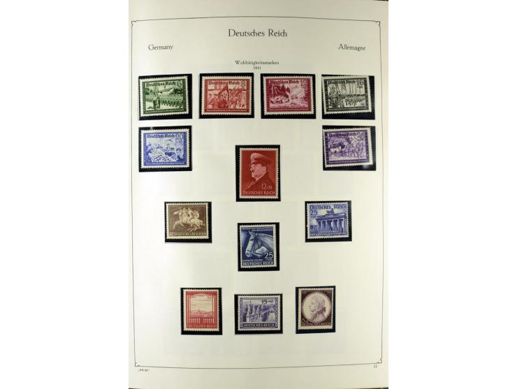 1919/2000, postfrischer, ungebrauchter und gestempelter Posten mit Sammlungen Dt. Reich, Französische Zone, Neusaar, Bund, Be