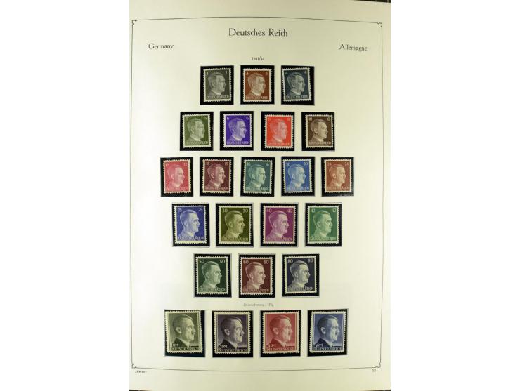 1919/2000, postfrischer, ungebrauchter und gestempelter Posten mit Sammlungen Dt. Reich, Französische Zone, Neusaar, Bund, Be