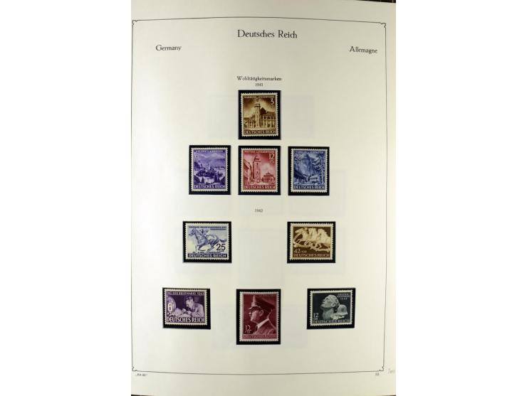 1919/2000, postfrischer, ungebrauchter und gestempelter Posten mit Sammlungen Dt. Reich, Französische Zone, Neusaar, Bund, Be
