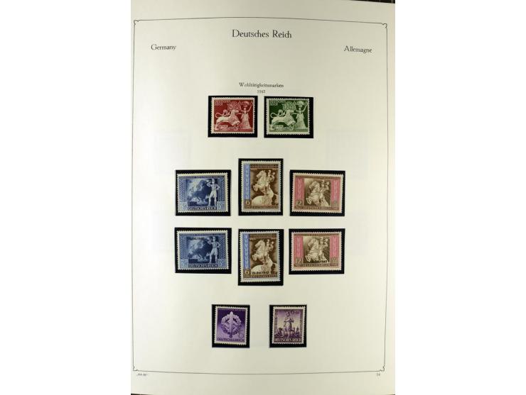 1919/2000, postfrischer, ungebrauchter und gestempelter Posten mit Sammlungen Dt. Reich, Französische Zone, Neusaar, Bund, Be