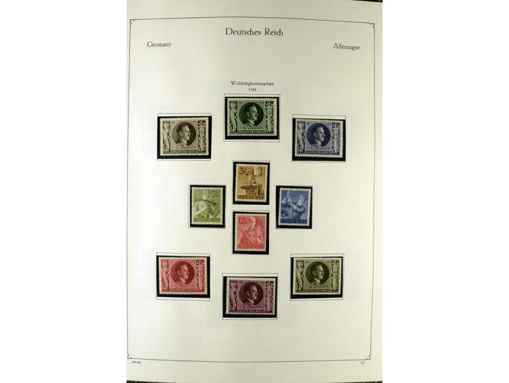 1919/2000, postfrischer, ungebrauchter und gestempelter Posten mit Sammlungen Dt. Reich, Französische Zone, Neusaar, Bund, Be