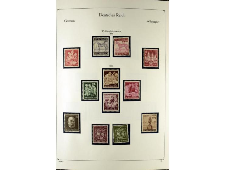 1919/2000, postfrischer, ungebrauchter und gestempelter Posten mit Sammlungen Dt. Reich, Französische Zone, Neusaar, Bund, Be