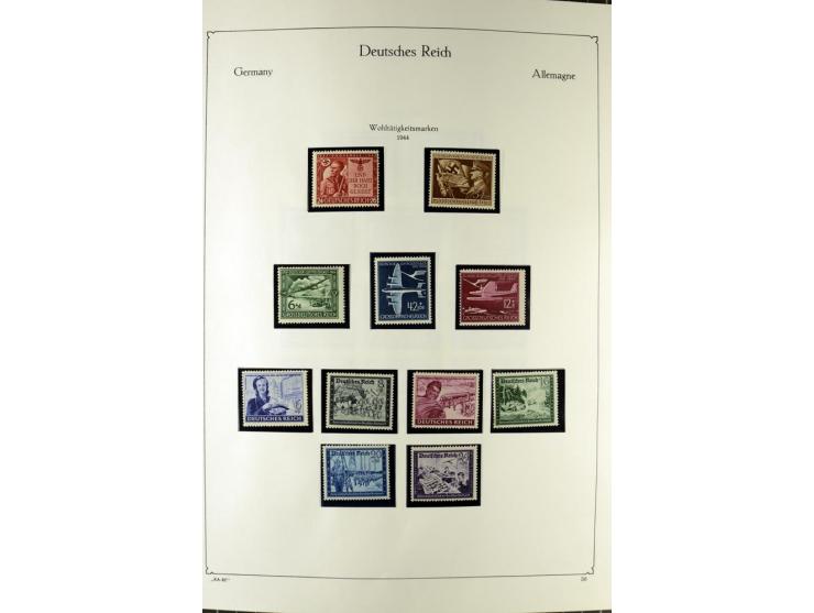 1919/2000, postfrischer, ungebrauchter und gestempelter Posten mit Sammlungen Dt. Reich, Französische Zone, Neusaar, Bund, Be