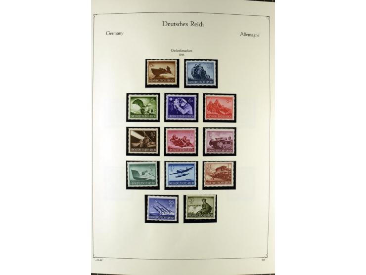 1919/2000, postfrischer, ungebrauchter und gestempelter Posten mit Sammlungen Dt. Reich, Französische Zone, Neusaar, Bund, Be