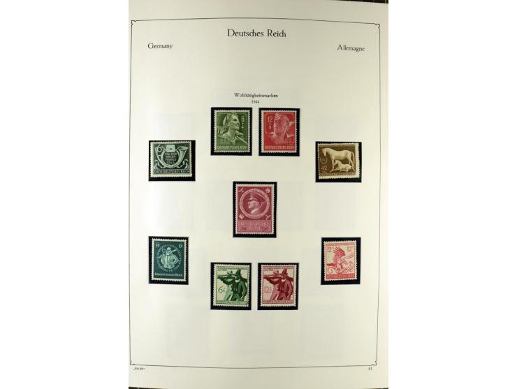 1919/2000, postfrischer, ungebrauchter und gestempelter Posten mit Sammlungen Dt. Reich, Französische Zone, Neusaar, Bund, Be