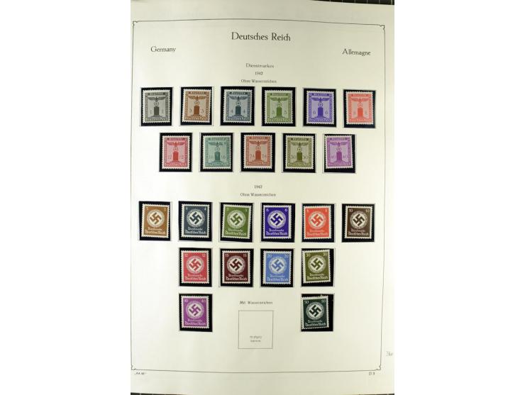 1919/2000, postfrischer, ungebrauchter und gestempelter Posten mit Sammlungen Dt. Reich, Französische Zone, Neusaar, Bund, Be