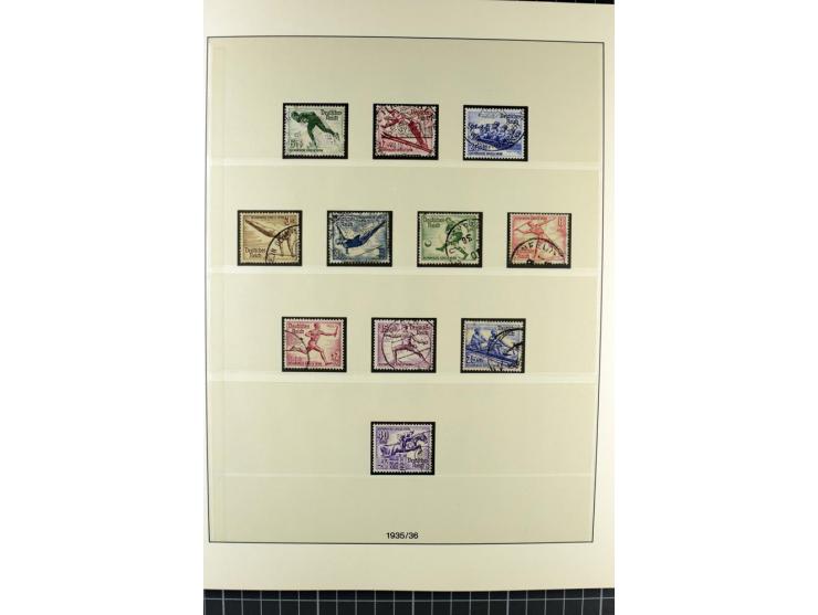 1919/2000, postfrischer, ungebrauchter und gestempelter Posten mit Sammlungen Dt. Reich, Französische Zone, Neusaar, Bund, Be