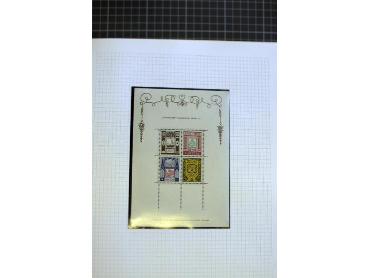1918/40, ungebrauchte/postfrische und gestempelte Sammlung, dabei Estland mit provisorischen Stempeln, außerdem Mi.-Nr. 46-47