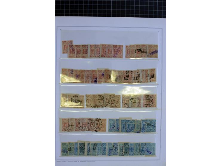 1918/40, ungebrauchte/postfrische und gestempelte Sammlung, dabei Estland mit provisorischen Stempeln, außerdem Mi.-Nr. 46-47