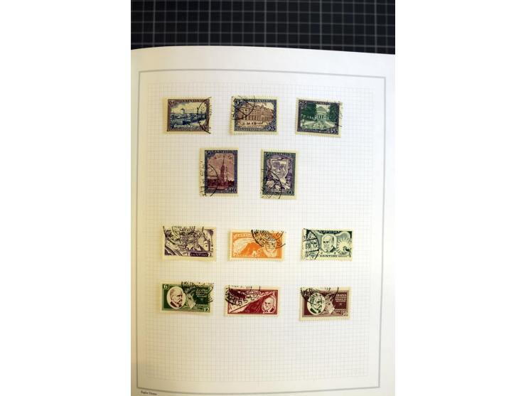 1918/40, ungebrauchte/postfrische und gestempelte Sammlung, dabei Estland mit provisorischen Stempeln, außerdem Mi.-Nr. 46-47