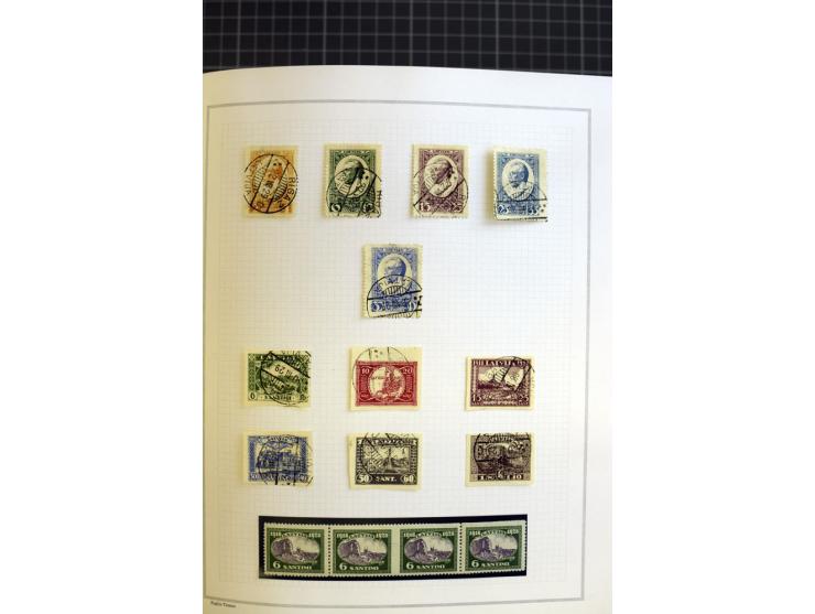 1918/40, ungebrauchte/postfrische und gestempelte Sammlung, dabei Estland mit provisorischen Stempeln, außerdem Mi.-Nr. 46-47