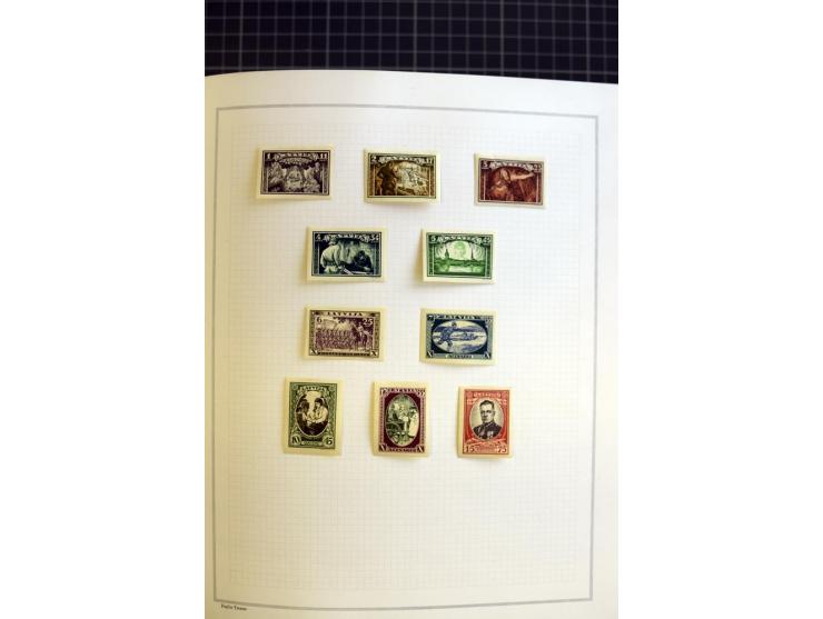 1918/40, ungebrauchte/postfrische und gestempelte Sammlung, dabei Estland mit provisorischen Stempeln, außerdem Mi.-Nr. 46-47